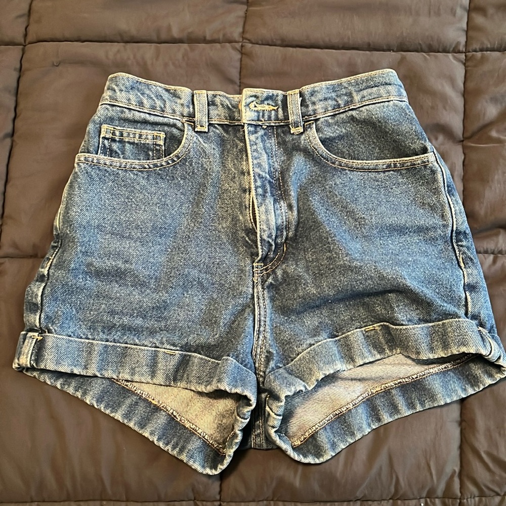 Denim High waisted American apparel shorts